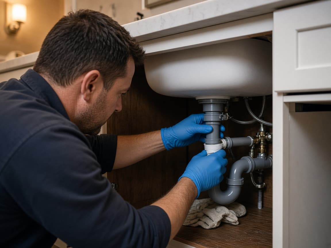 Bathroom vanity and plumbing fixtures in Smyrna, Tennessee