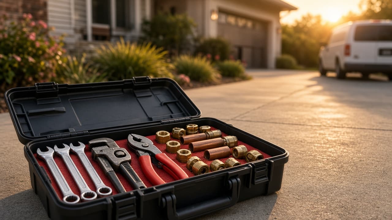 Professional plumbing tools ready for Mt. Juliet service calls